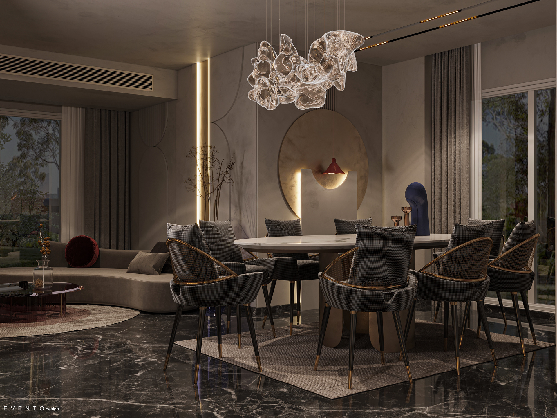 Villa reception (Cairo festival city )-15