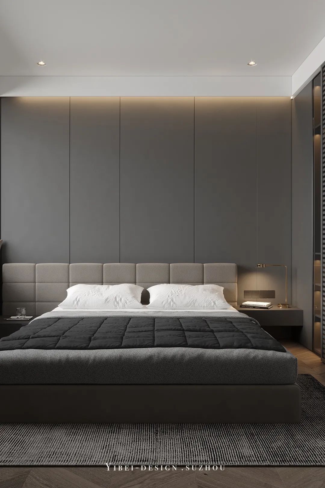 现代极简家装设计丨中国苏州丨YIBEI DESIGN-23