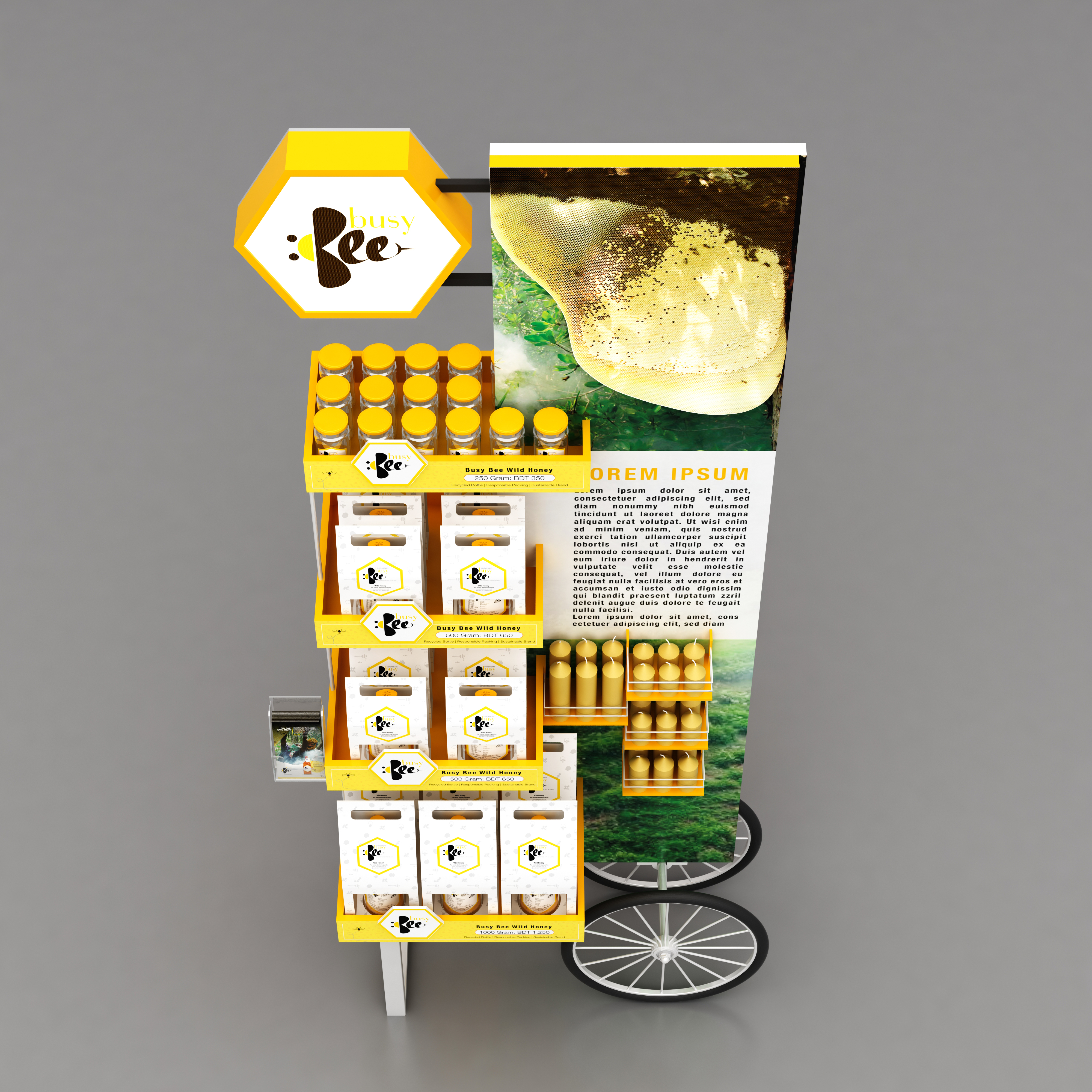 Busy Bee Honey Cart-2