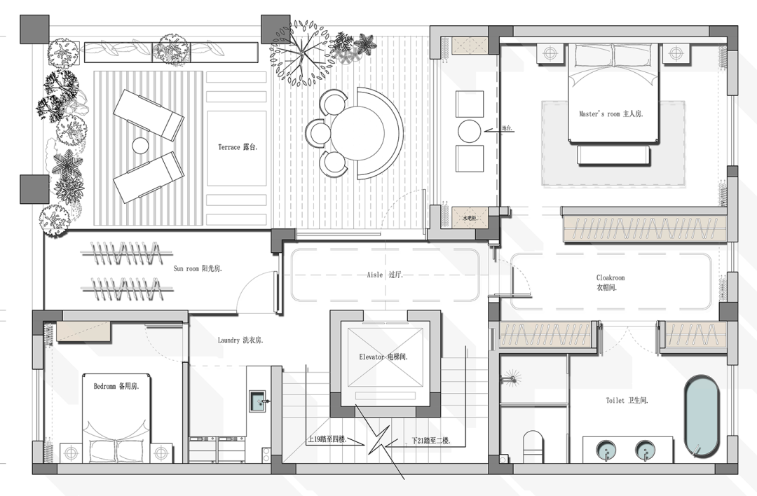 450㎡别墅空间|叙事美学与人性化设计。-10