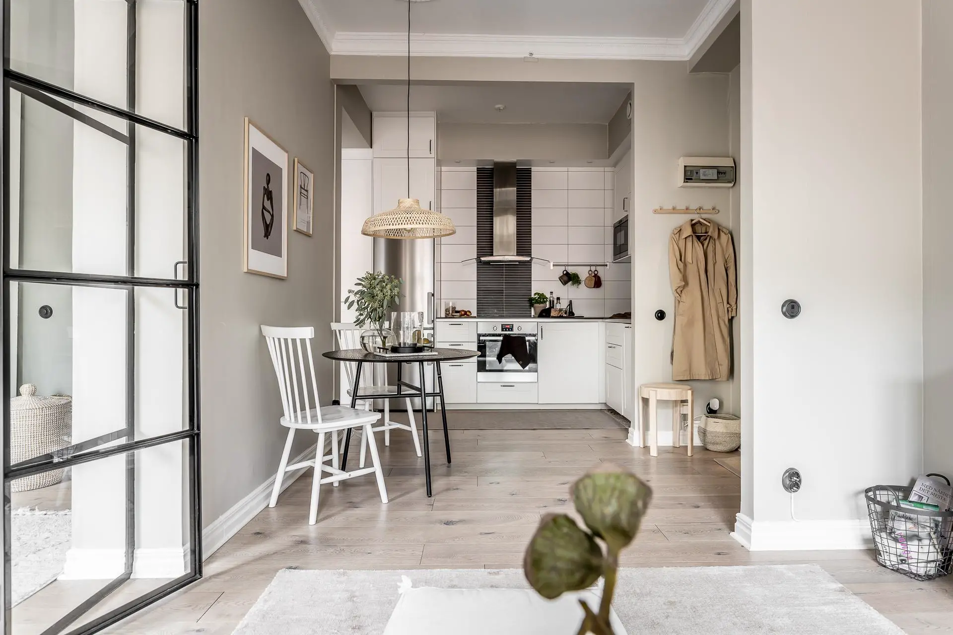 优雅温馨的 44m2 瑞典公寓设计-4