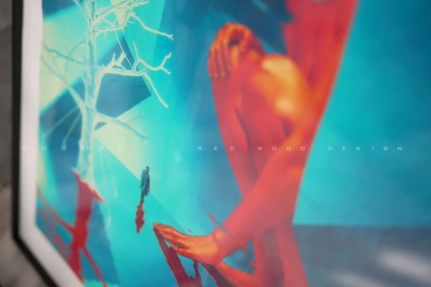 红杉创意设计 | 西安 360㎡现代家居,巧妙融合多种文化元素-38