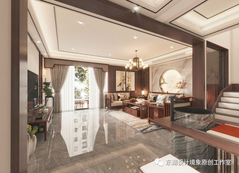 书院世家新中式住宅丨东湖设计境象原创工作室-8