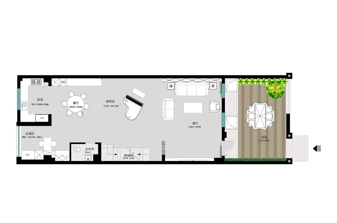 简约奢华家居,金属元素与大理石的完美结合-6