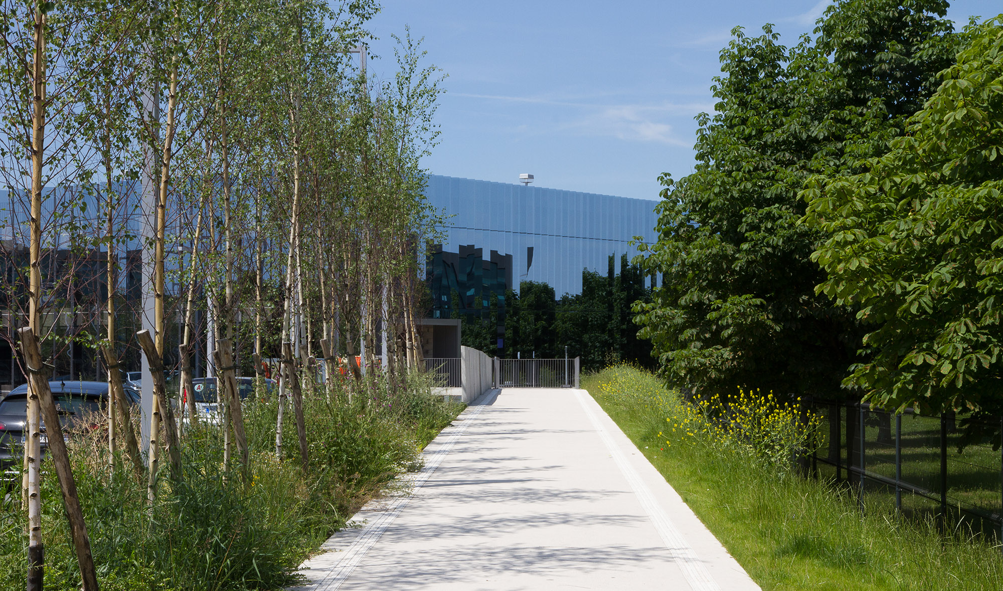 Centre de commerces et de services Aéroville - La Compagnie du Paysage-48