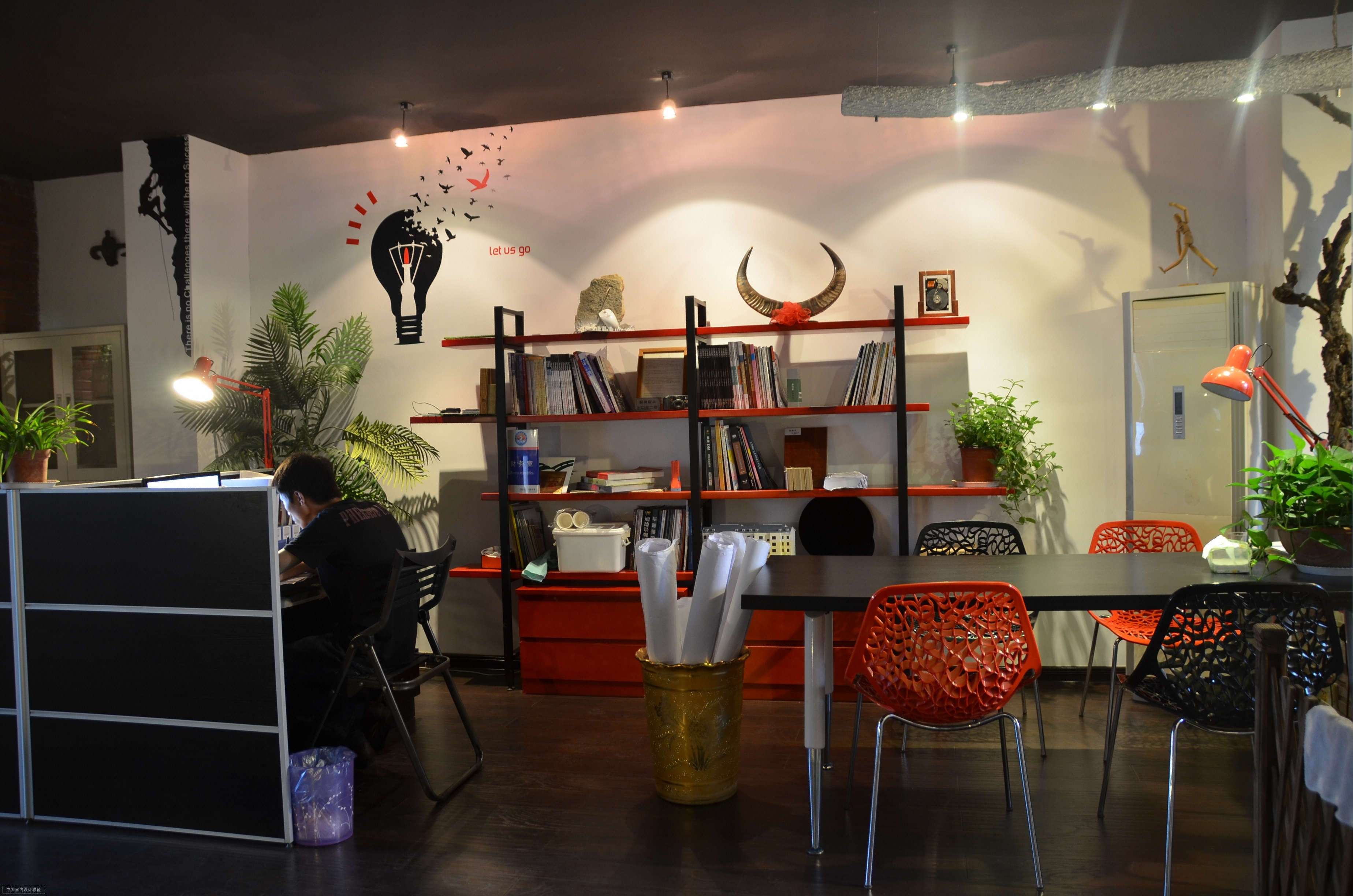 58平米 办公室 个性化装修-1