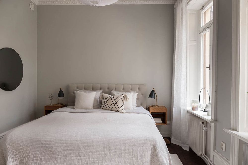 斯德哥尔摩优雅白色内饰公寓-16