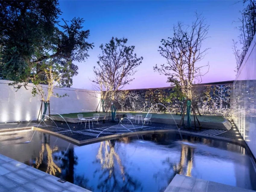 泰州紫宸花苑示范区景观-3