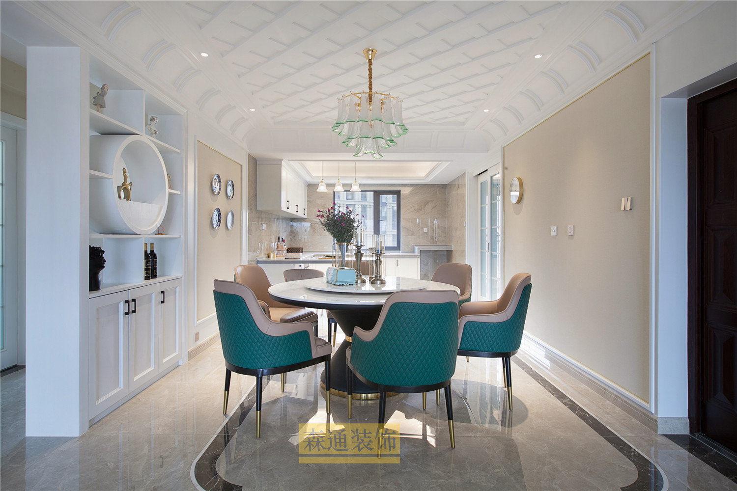 昆明海埂悦府轻美风格三室两厅设计-17