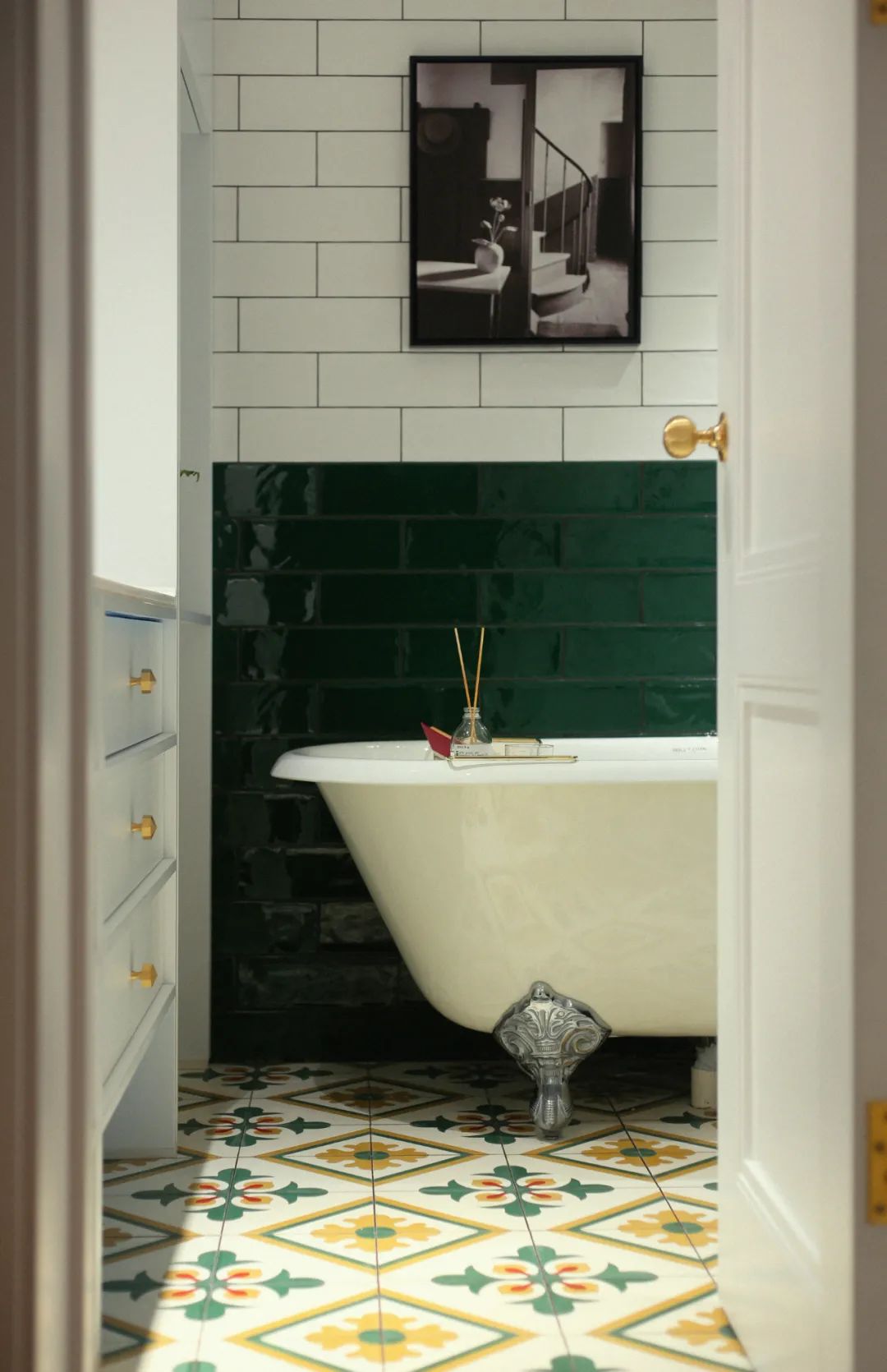 绿意复古，108㎡二手房变身温馨美宅-114