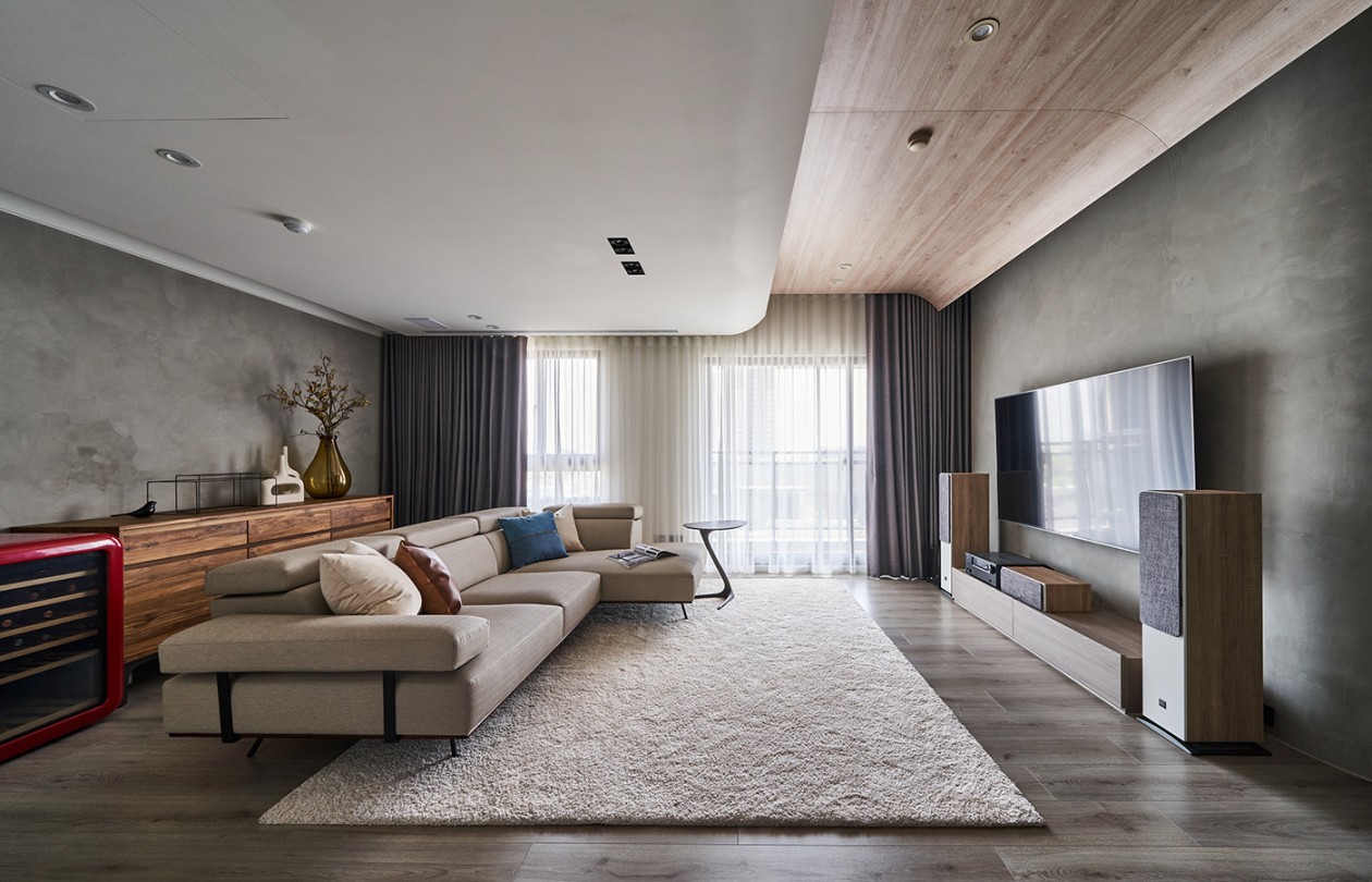 简约设计的大平层，开放布局才是大户型标配！-1