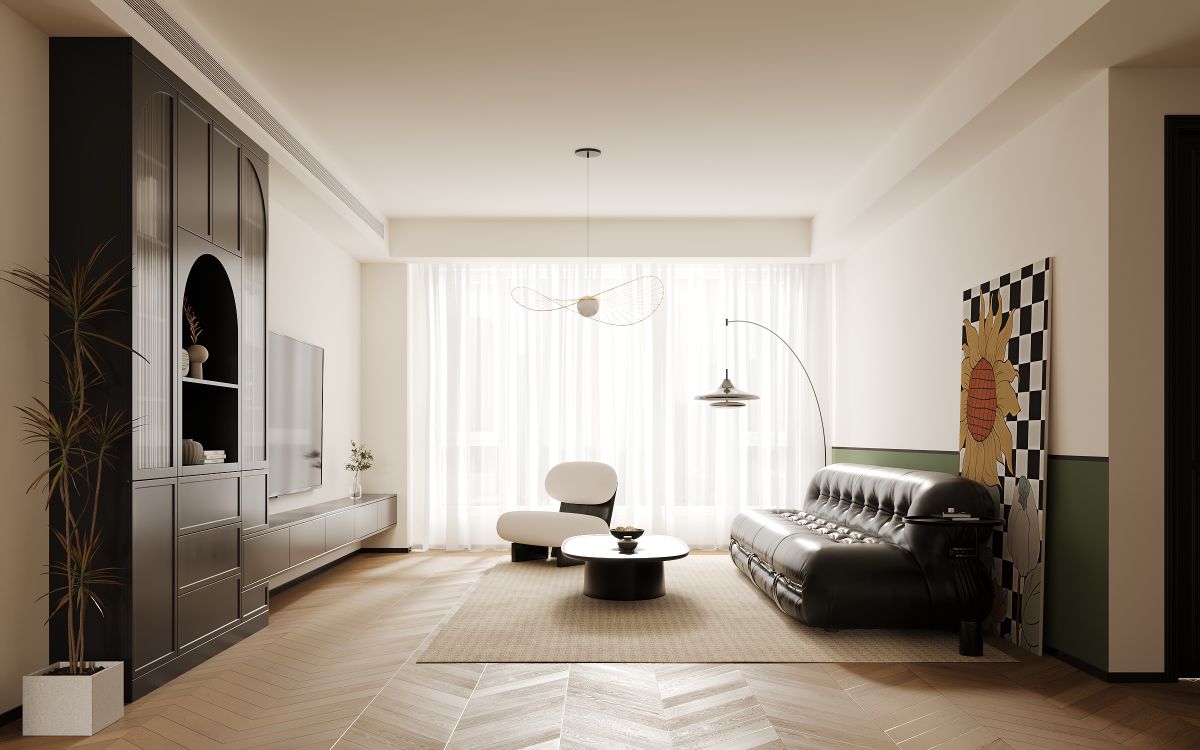 电影感效果 · 中古风室内设计-9