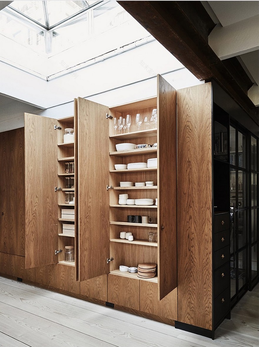 Scandinavian Minimalism Meets the Rough Aesthetics in Tribeca, New York-12