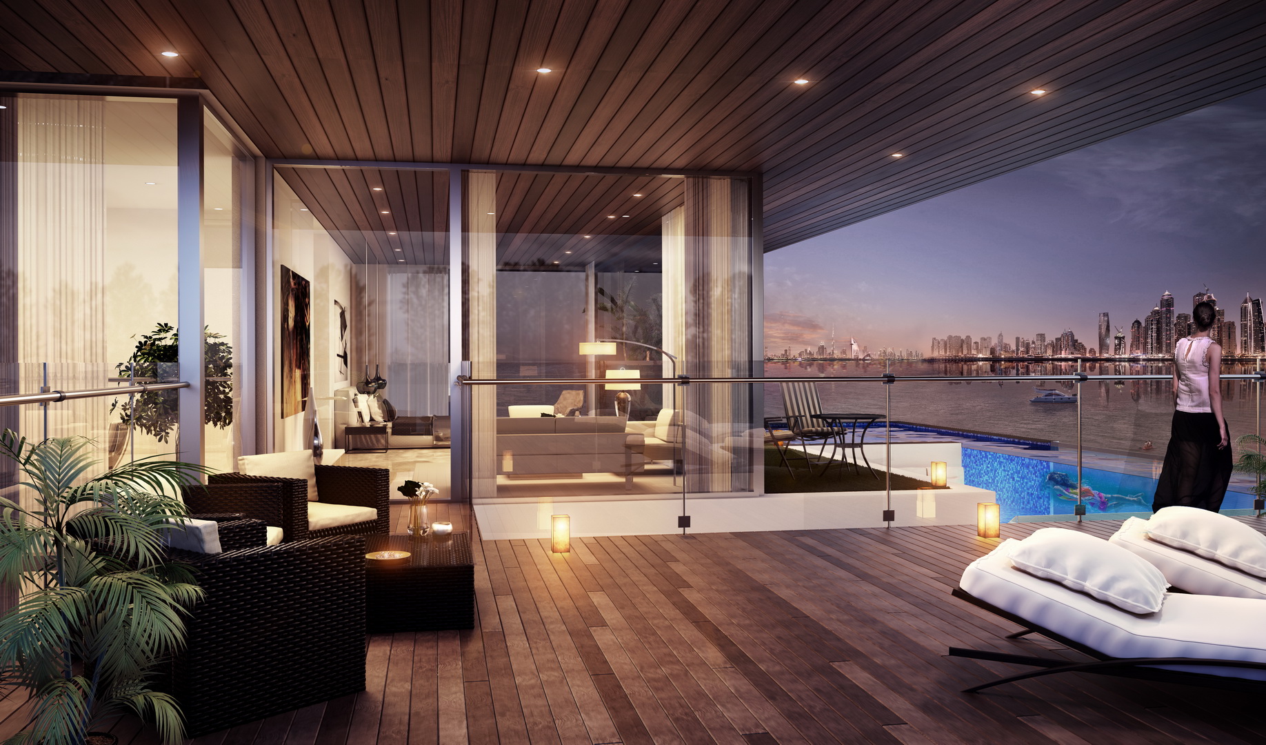 迪拜棕榈朱美拉社区别墅设计-5