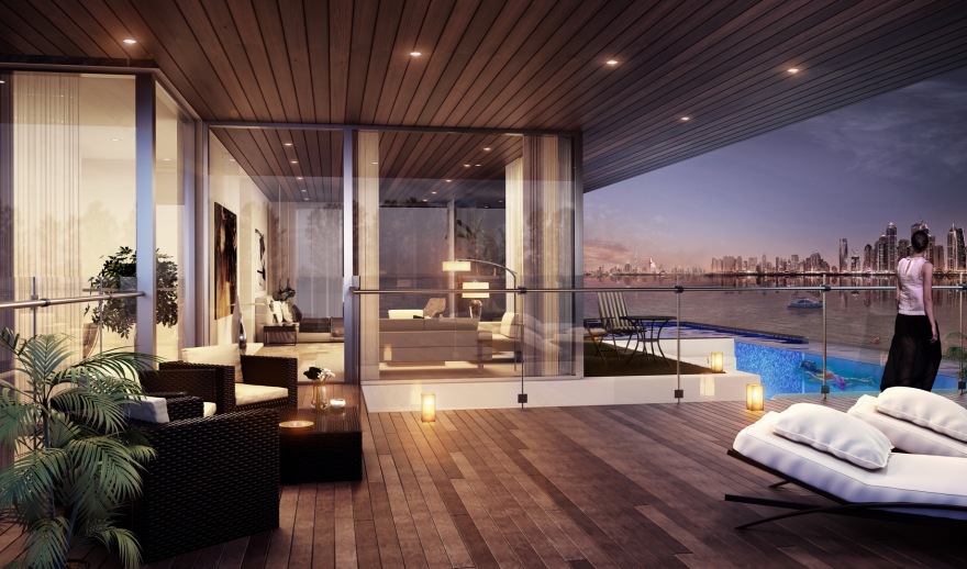 迪拜棕榈朱美拉社区别墅设计-5