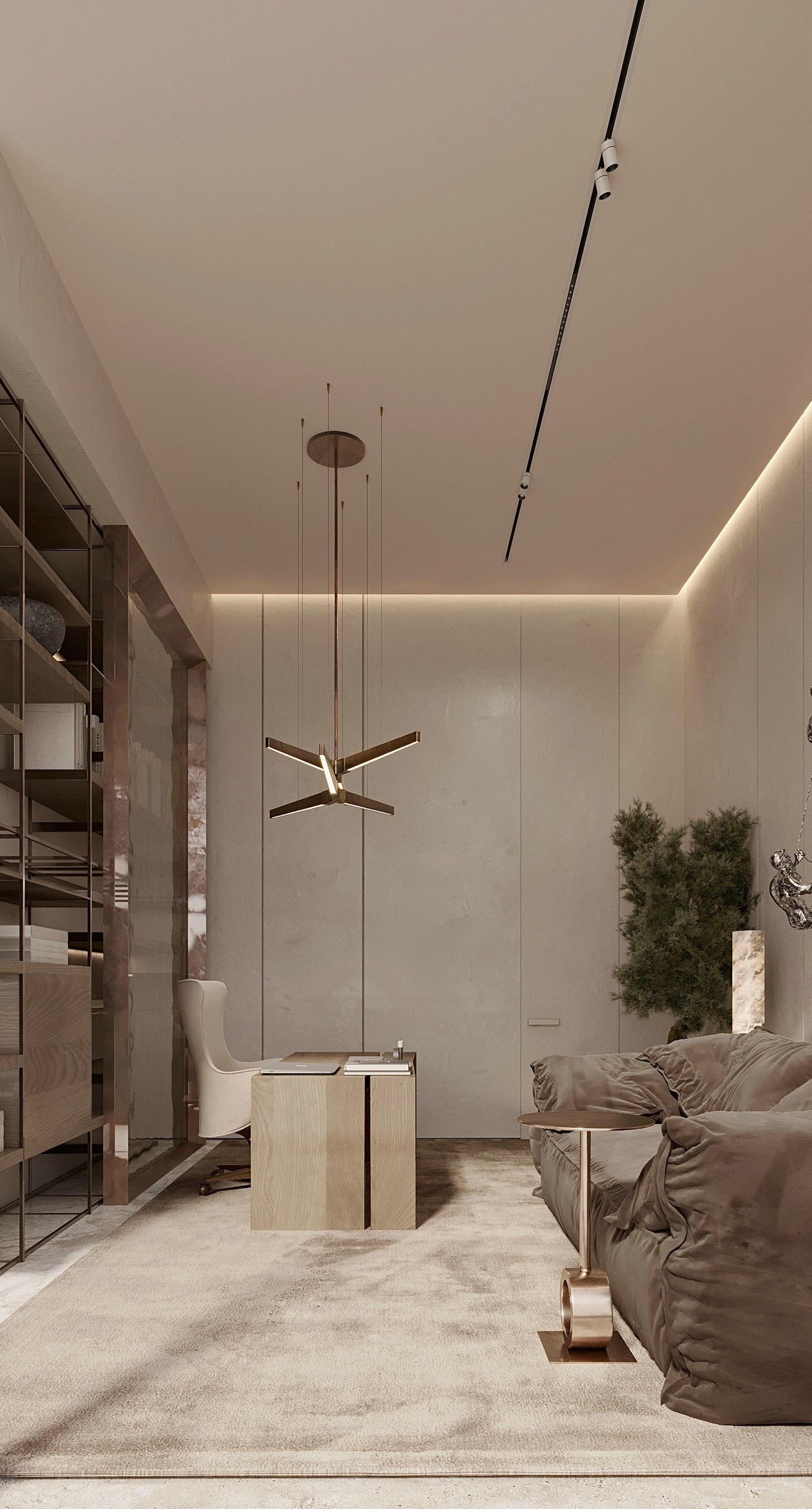 灰色系别墅设计 高级精致范儿！-15