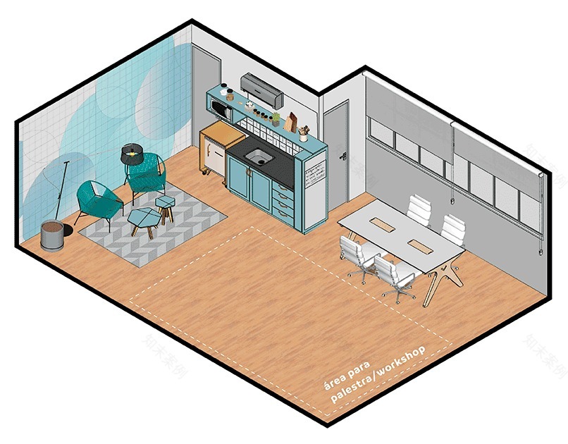 情感空间 | Ana Holanda 办公室的创意设计-28