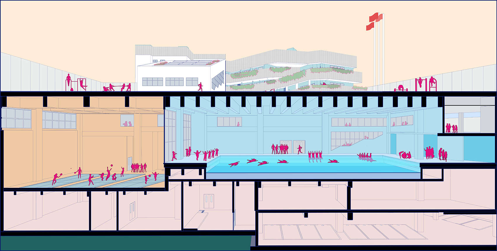 明德五洲小学丨中国深圳丨众建筑,中建科技集团等多家合作方-137