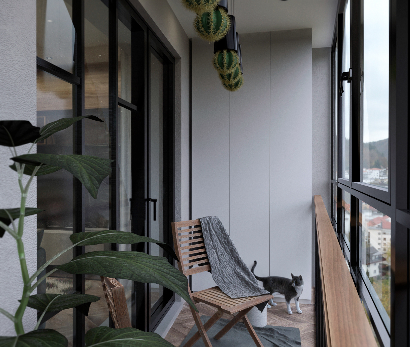 Threeroom apartment 设计与可视化丨Golubev Dmitriy-15