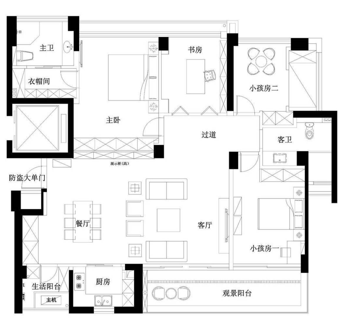 现代混搭风打造温暖宜居的南山十五峰住宅-80