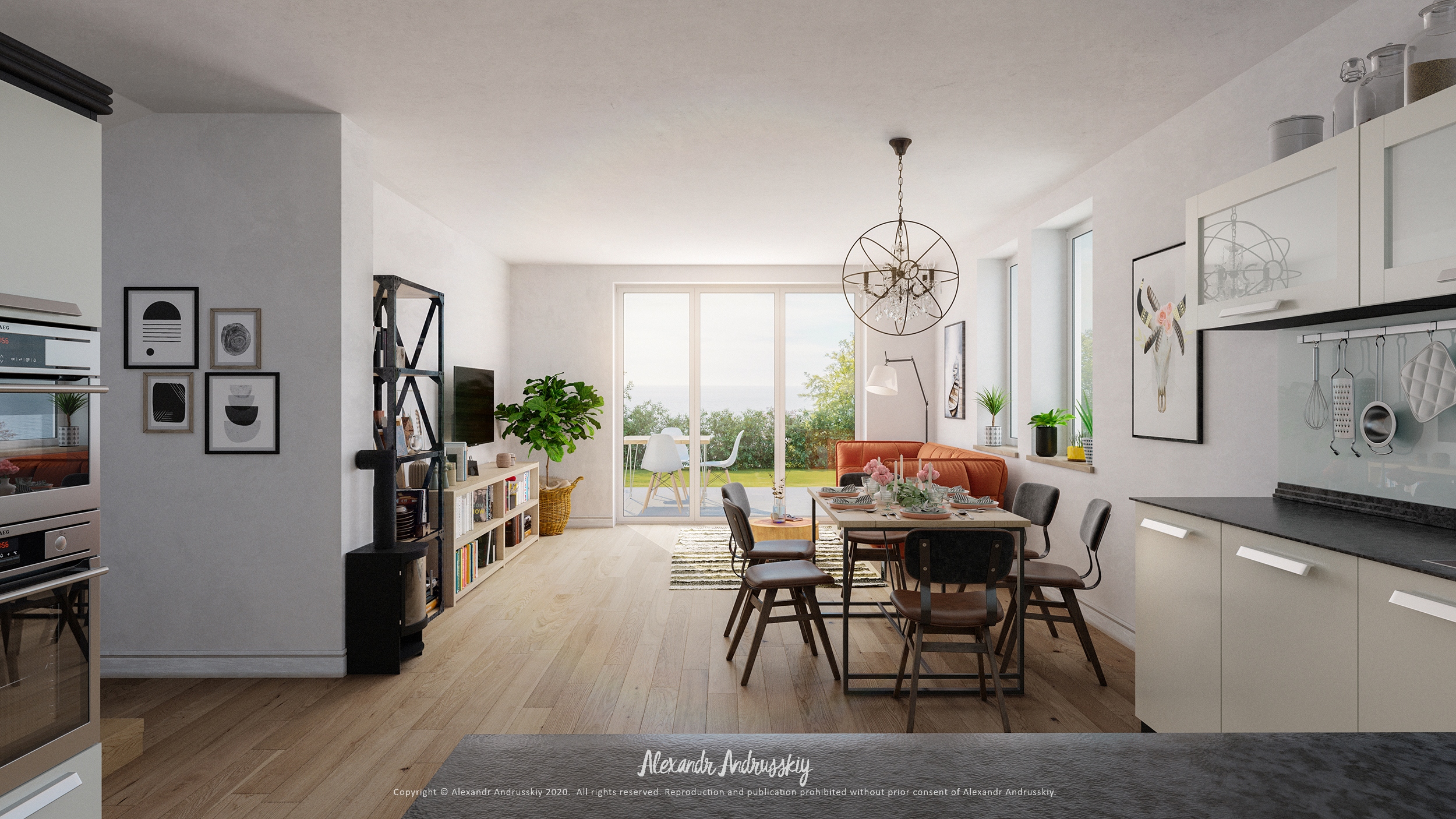 海岸边的公寓楼-2