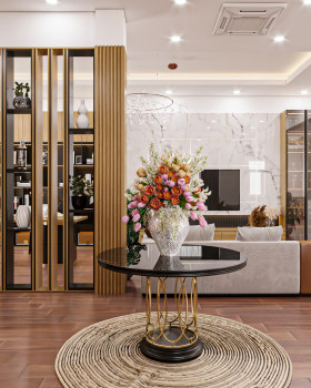 CẢI TẠO PHÒNG KHÁCH BIỆT THỰ PHỐ- BÌNH DƯƠNG