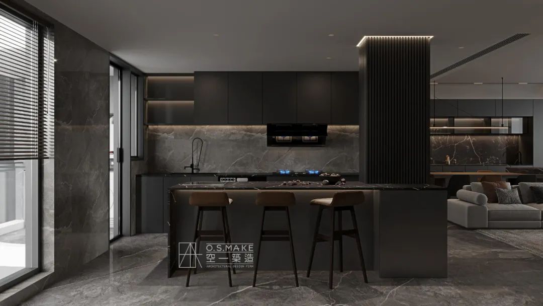 重庆壹号院暗黑风格现代极简设计丨中国重庆丨空一筑造-56