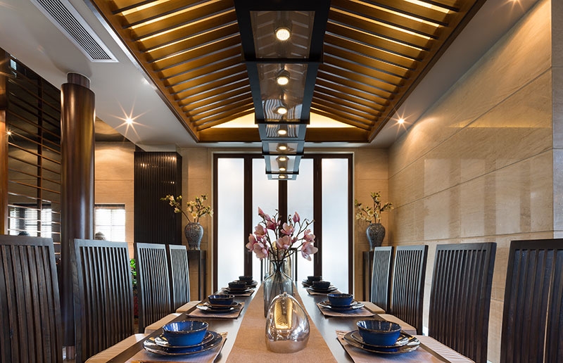 中星红庐中式别墅样板房-15