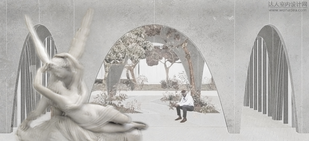 长春中海锦城售楼部 | 几何韵律中的优雅艺术空间-11