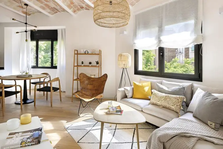 自然工业风家庭公寓，巴塞罗那-1