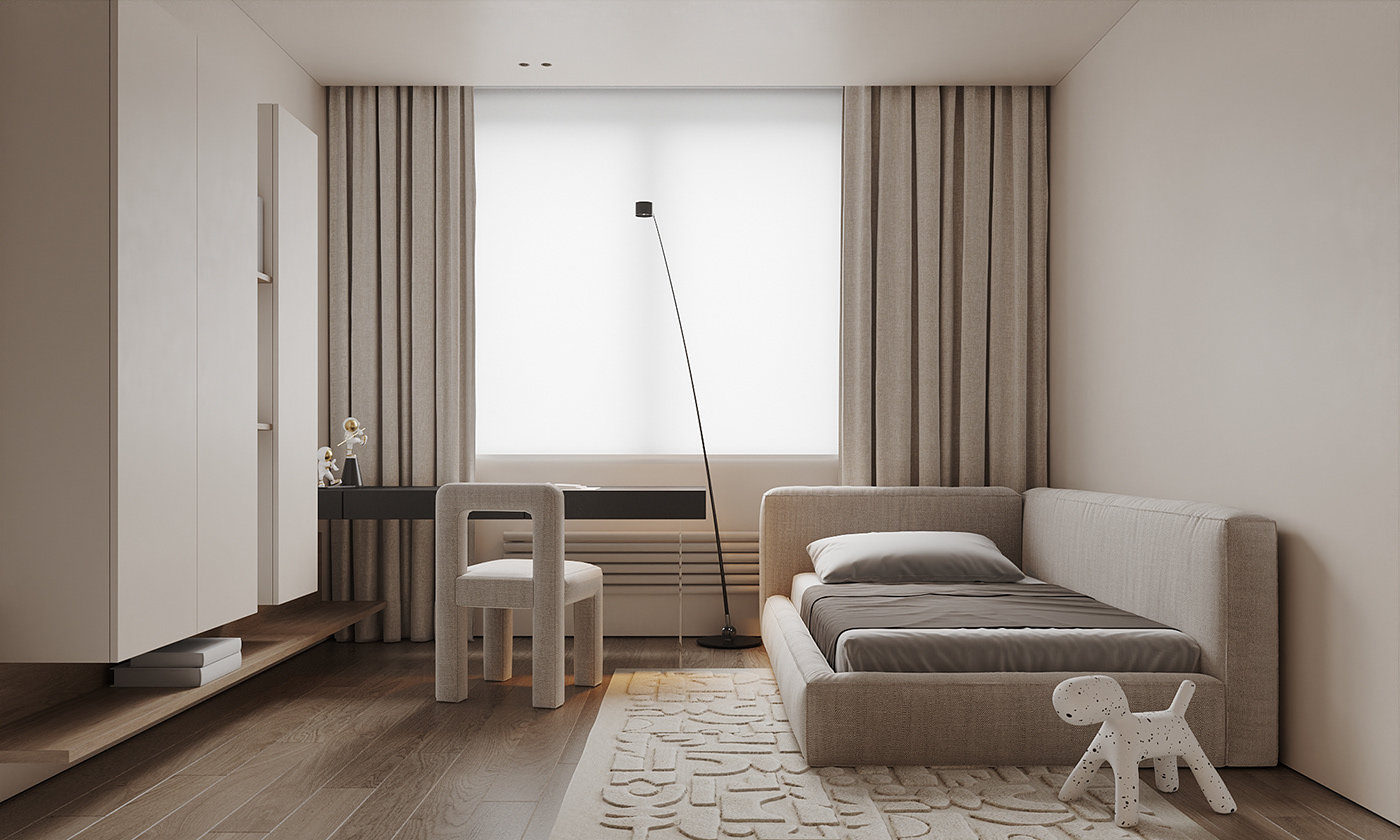 治愈系原木空间  柔和的极简主义-17