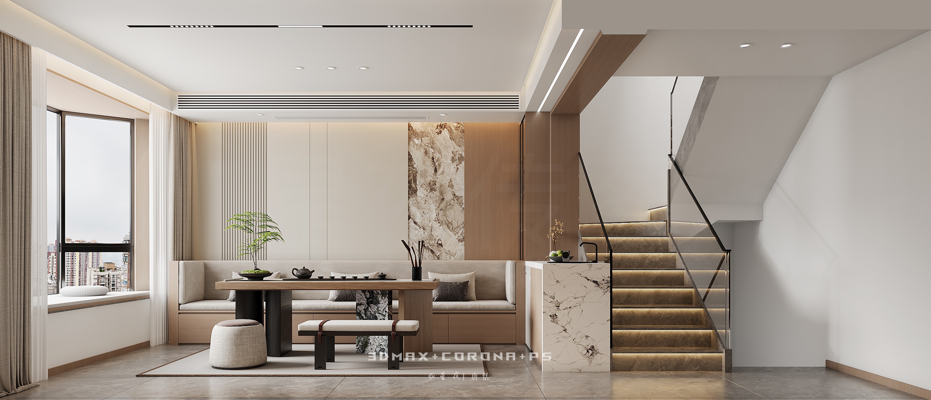 墨韵入墙,新骨承古 · 当代中式居-8