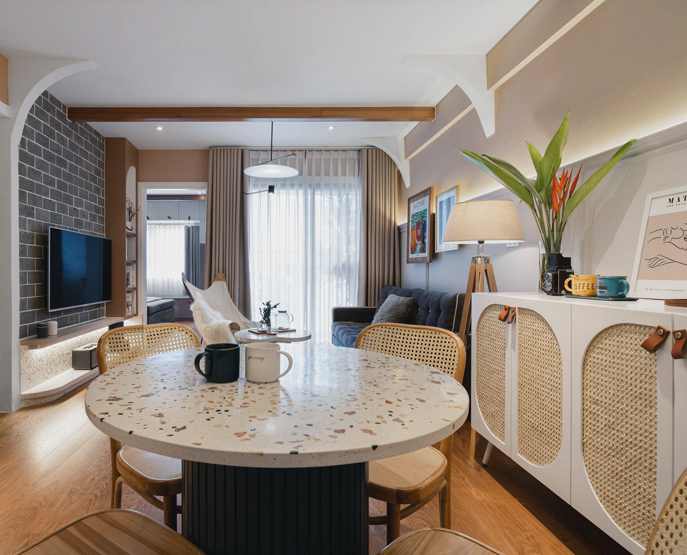 74 平简约蓝调公寓设计丨Leto Interior-8