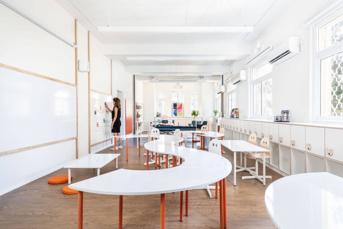 海法希伯来现实学校二年级教室设计丨以色列海法丨STEINBERG,,FISHER-9