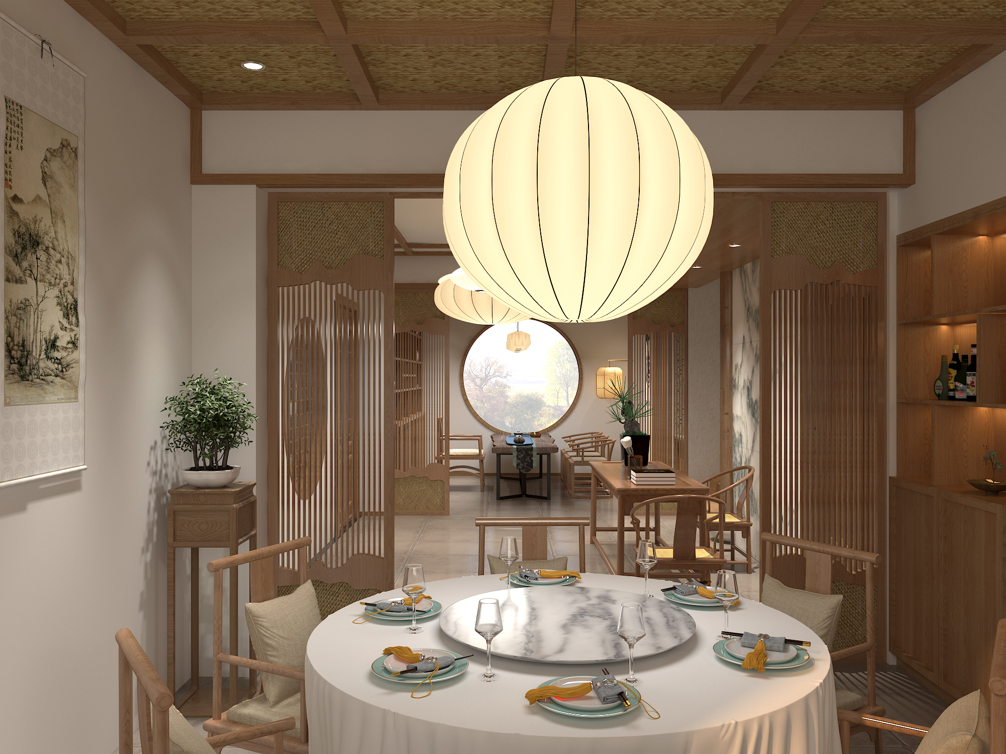 简约宋式风格民宿设计丨前意识设计工作室-9