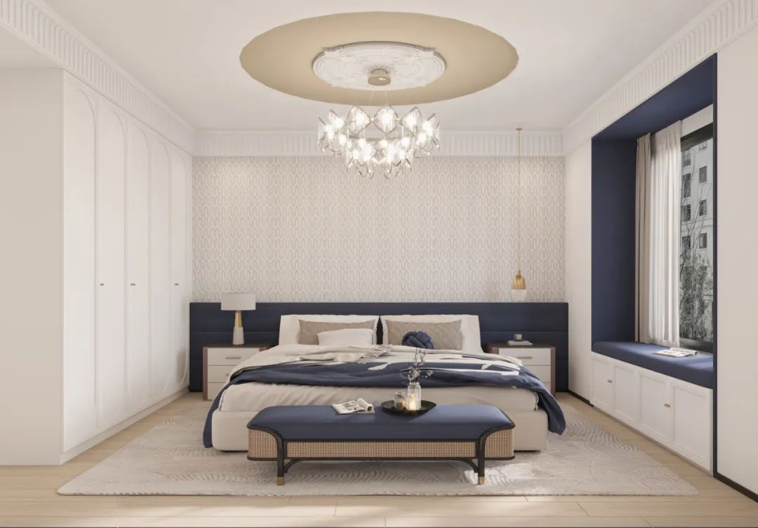 河北·博萃天宸 | 140m²复古法式风  东方审美与法式风格的协作-33