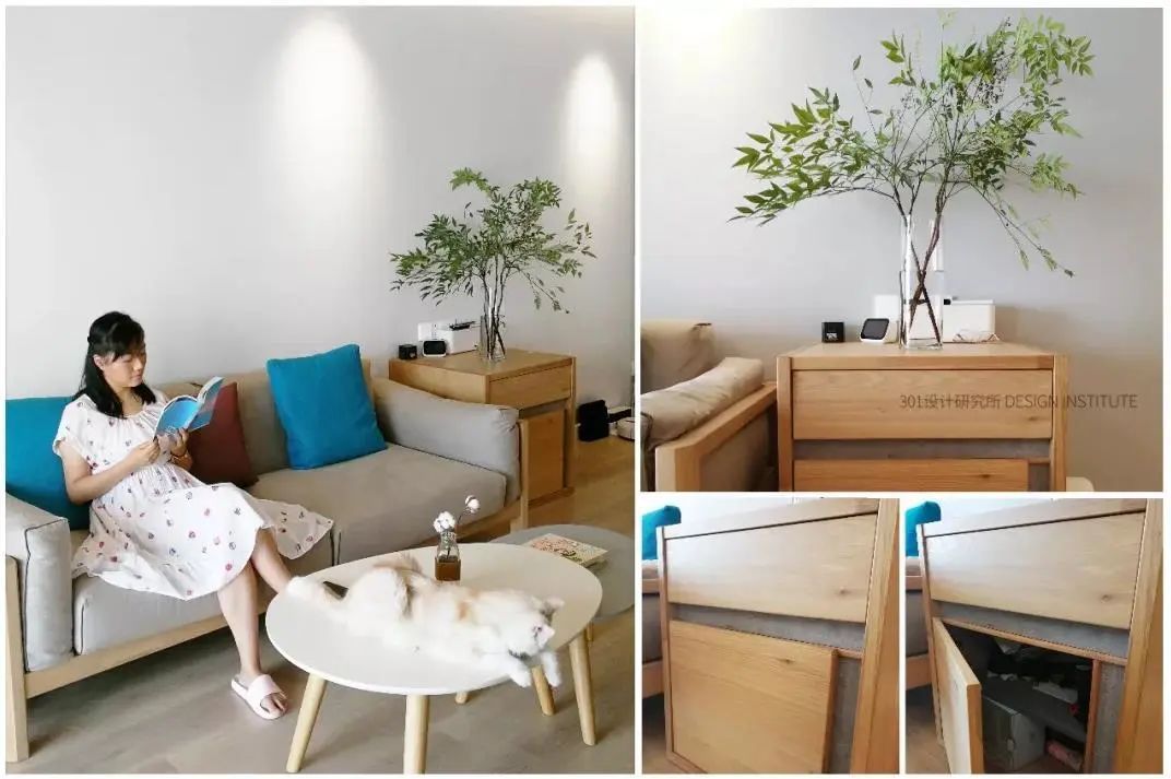 82㎡阳光小居，原木白灰打造甜蜜空间-36