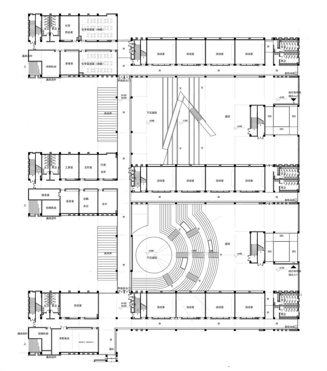 常州三中“一纽带,一绿轴”创新校园设计丨中国常州丨华南理工大学建筑设计研究院有限公司-30