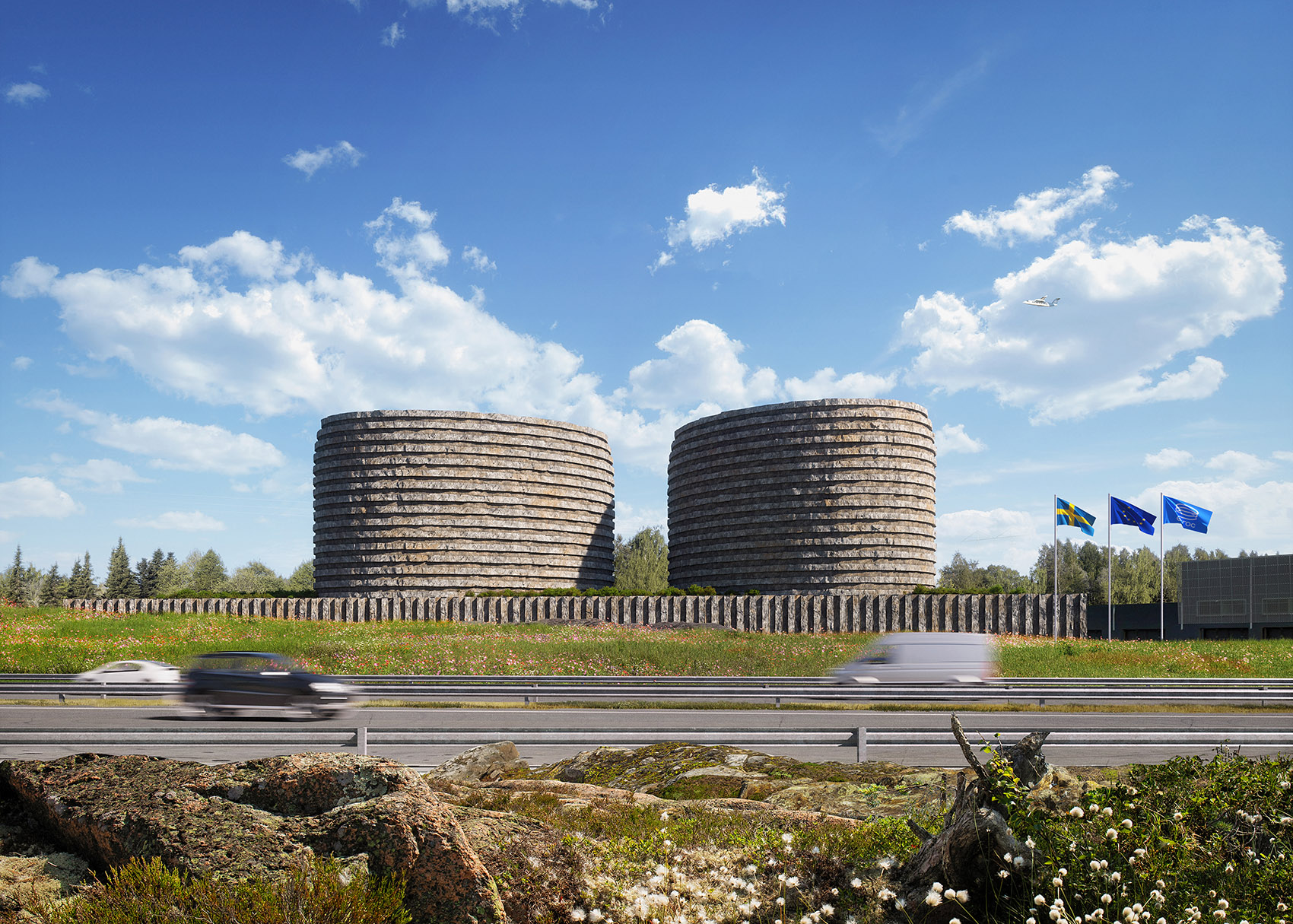 “石之云”数据中心丨瑞典斯德哥尔摩丨Carl Fredrik Svenstedt Architects-24