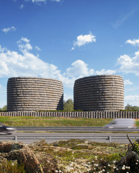 “石之云”数据中心丨瑞典斯德哥尔摩丨Carl Fredrik Svenstedt Architects