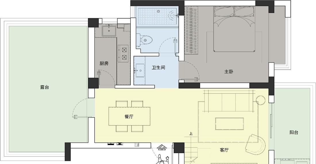 黑白简约室内设计，打造四维空间互动-24