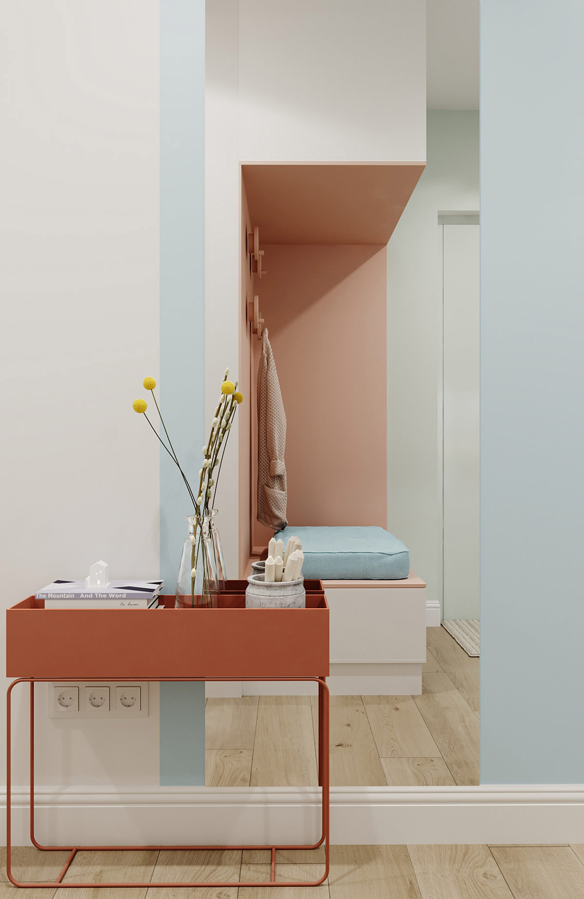 Captivating Pink, Blue And Green Interiors-28