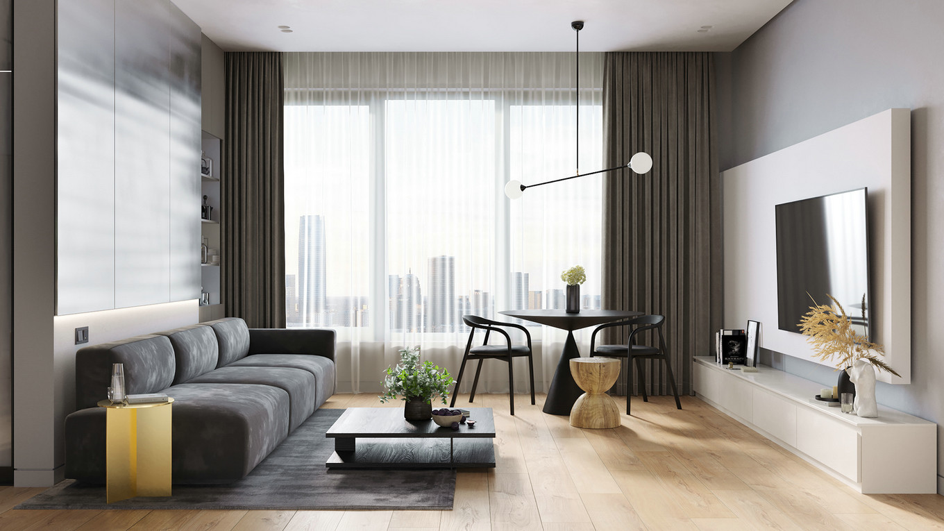 现代美学演绎 120㎡静雅生活-0