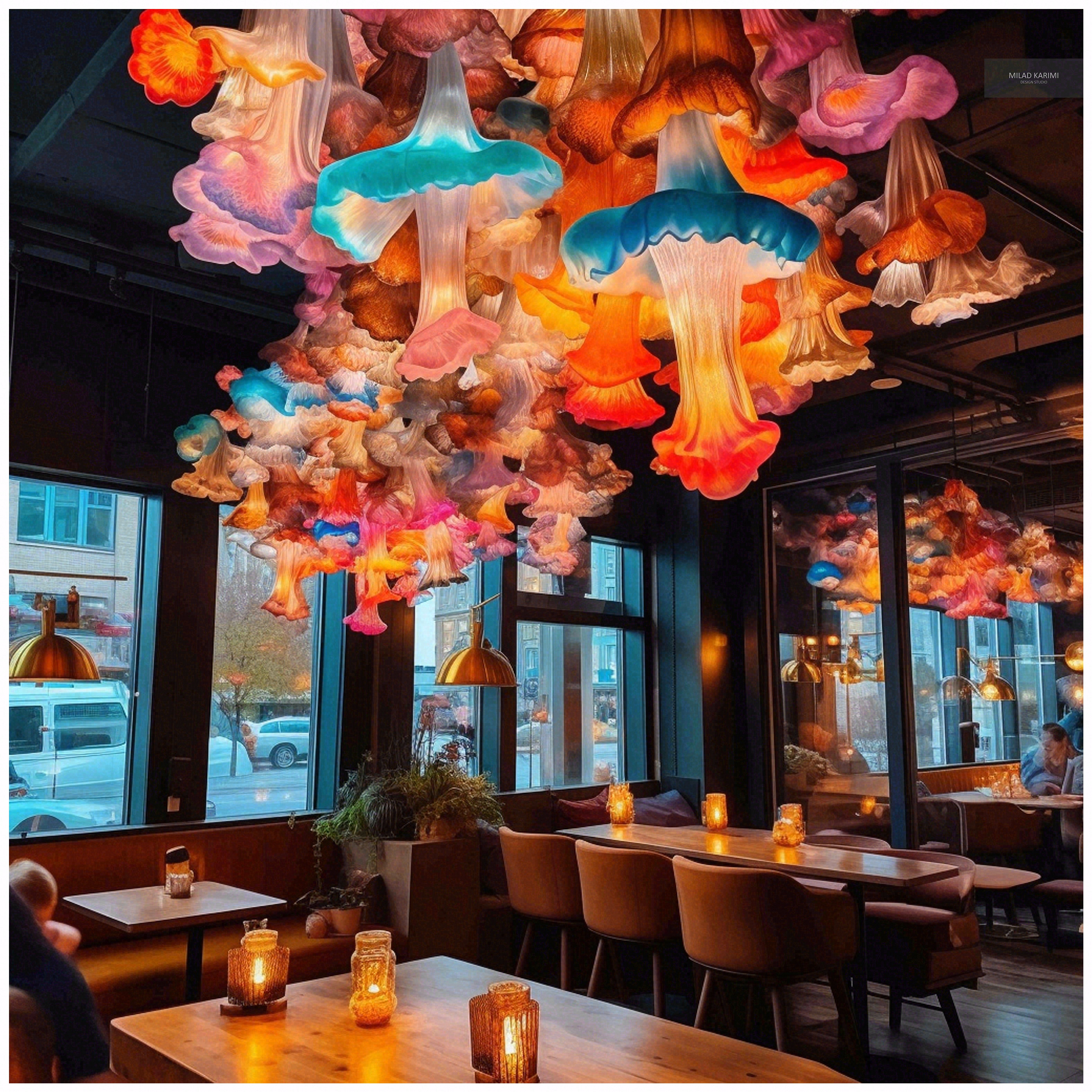 Colorful Mushrooms in Interior Design Part 01-6