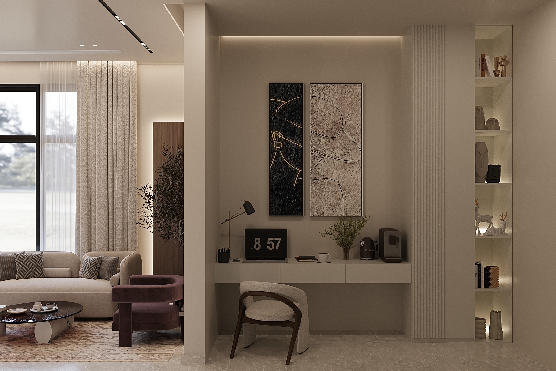 现代别墅室内设计-28