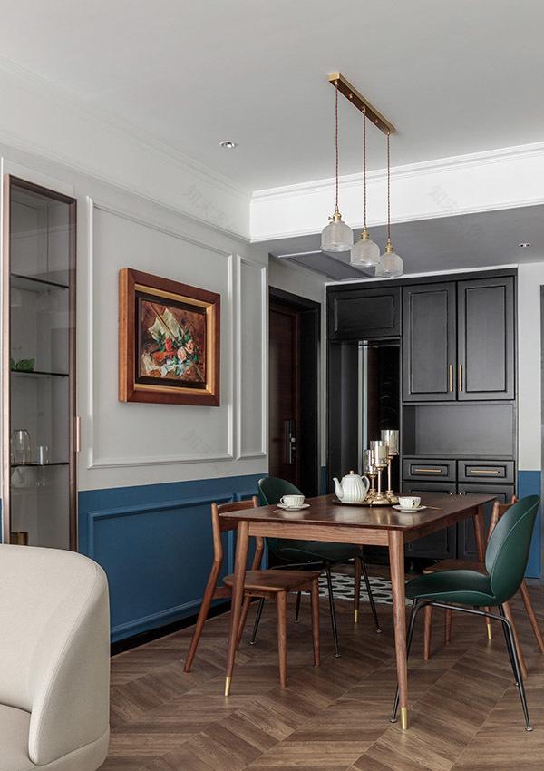 蓝调时光里的烟火 现代美式家居设计-6