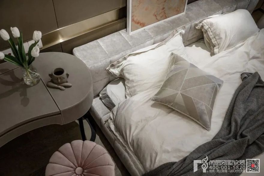 藕粉色温柔空间丨中国杭州丨杭州尚层装饰-57