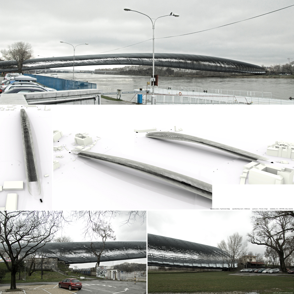 MyoTension Bridge _ Experimental bridge Bratislava_Diploma project | Miroslav Strigáč-40