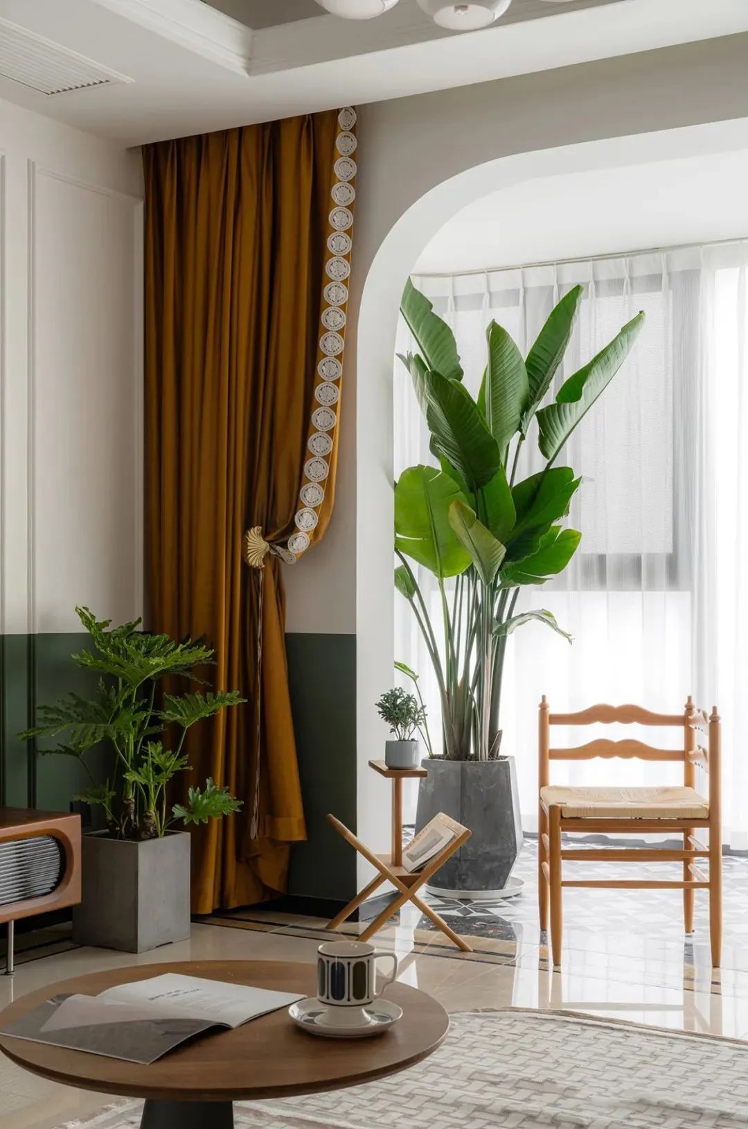 复古混搭风装修案例-40