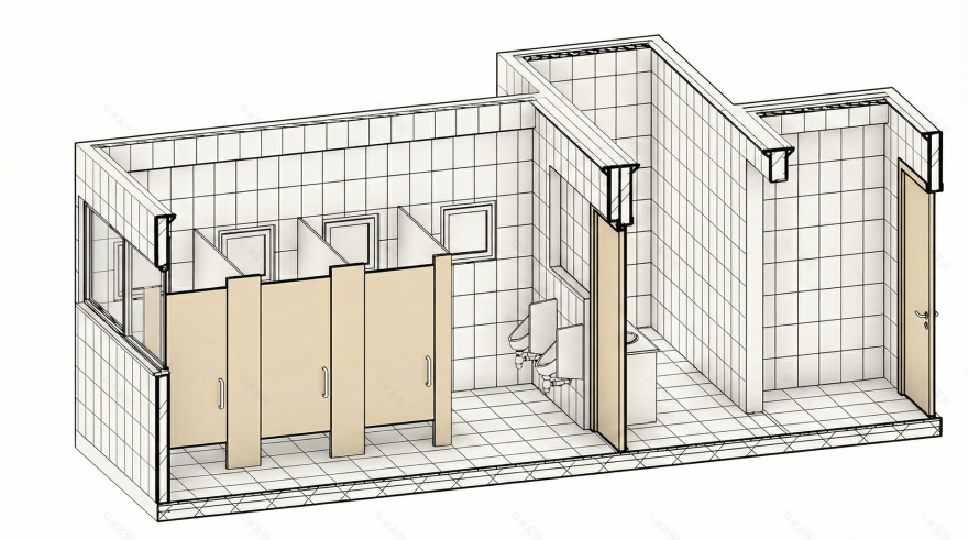 HARMONIA 100床综合医院技术与施工图及工程量清单项目丨塞得港大学工程,建筑与城市规划系-53